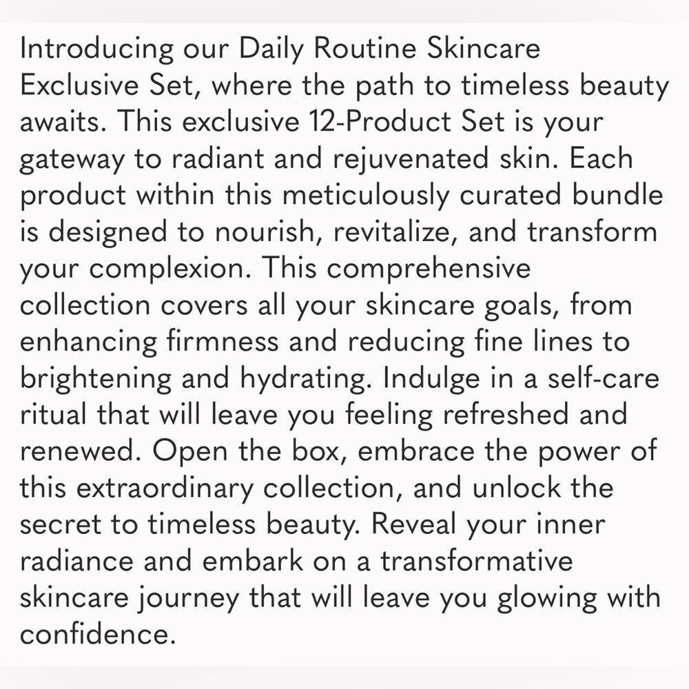 L'CORE PARIS DAILY ROUTINE SKINCARE EXCLUSIVE SET - Picture 9 of 10